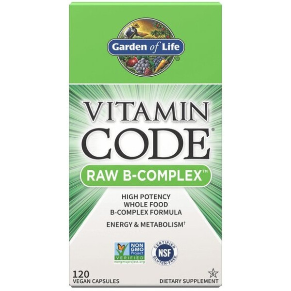 Garden Of Life Vitamin Code Raw Bcomplex 120 Vegan Caps