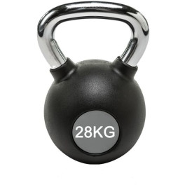 Fitness Deluxe Kettlebell Agarre Acero 28kg