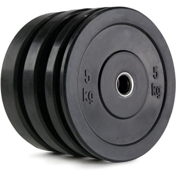 Disco paracolpi Fitness Deluxe nero 5 kg