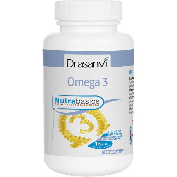 Drasanvi Nutrabasics Omega 3 1000 mg 100 Perlen