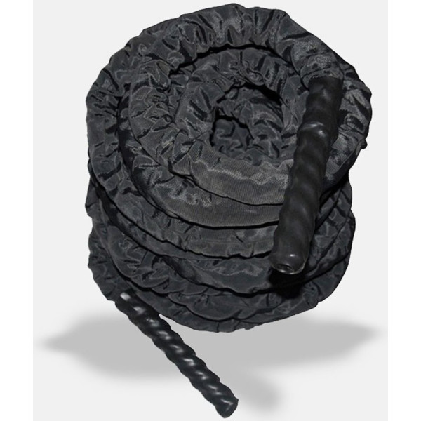 Corde de Frappe Fitness Deluxe Longue 15m. Gaine en nylon de 50 mm de largeur