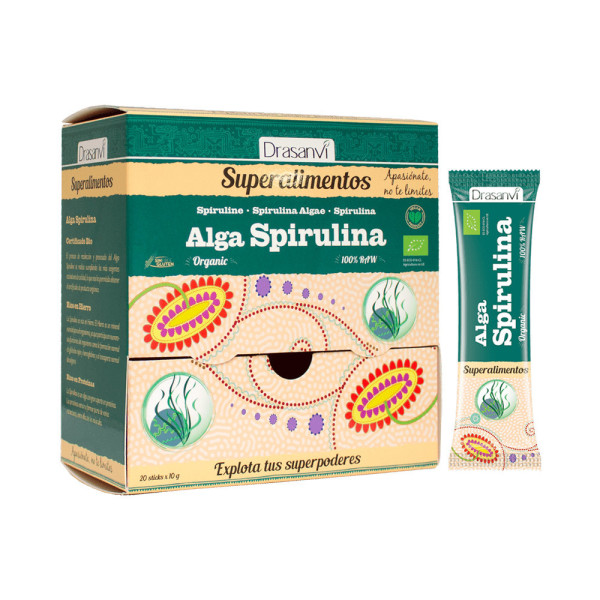 Drasanvi Spirulina Bio Superfoods 20 Sticks X 10 Gr