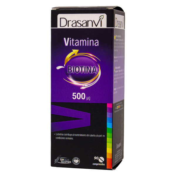 Drasanvi Vitamina H 500u00b5g Biotina 90 comp