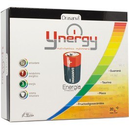 Drasanvi Ynergy Énergie Immédiate 20 Flacons X 15 Ml