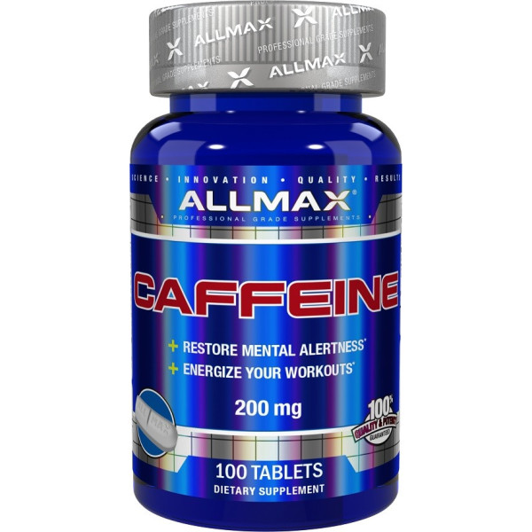 All Max Nutrition Caféine 200 Mg 100 Comprimés