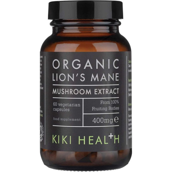 Kiki Health Lion's Mane's Extract Organic 400 Mg 60 Vcaps