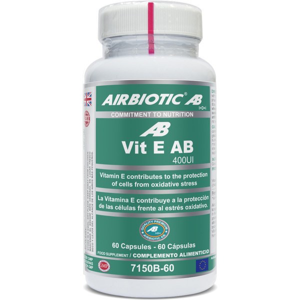 Airbiotic Vit E 400 Ui Ab Como D-alfa Tocoferol