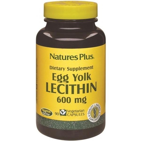 Natures Plus Lécithine d'Oeuf 600 Mg 90 Cap