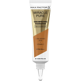 Max Factor Miracle Pure Skin-Improving Foundation 24H Hidratação FPS30 89 Harm Paline 30 ml MULHERES
