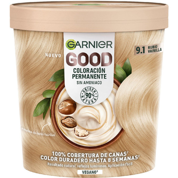 Garnier Good Colorazione Permanente 9.1 Biondo Vaniglia 1 U Donna