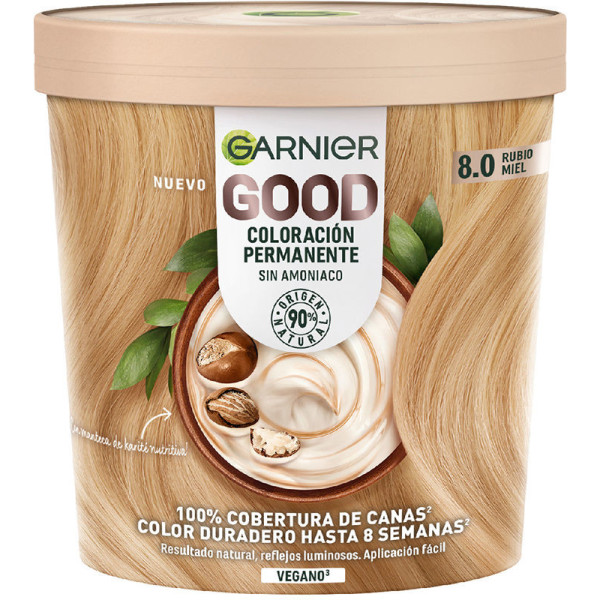 Garnier Good Coloration Permanente 8.0 Blond Miel 1 U Femme