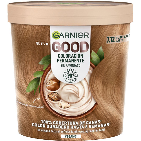 Garnier Good Coloration Permanente 7.12 Blond Café Latte 1 U Femme