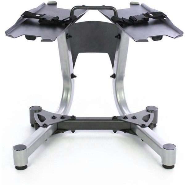 Suporte de haltere ajustável Ozio Fitness com musculatura estabilizadora de base fitness