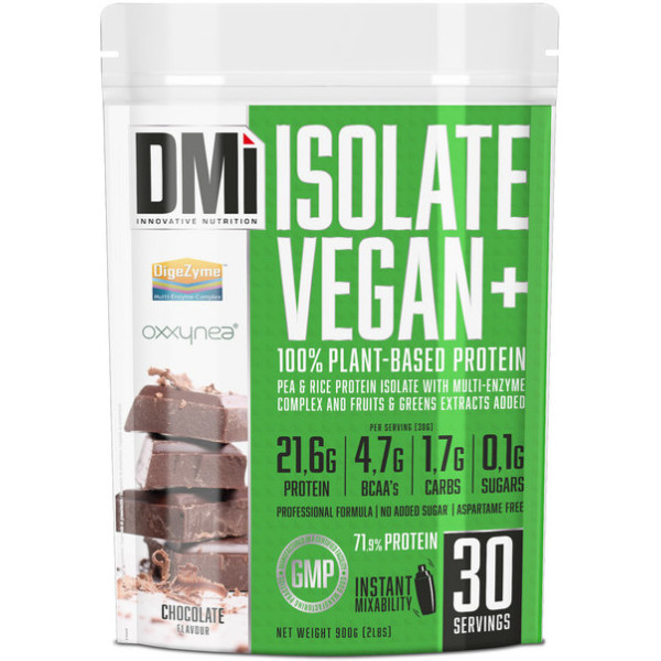Dmi Nutrition Isolate Vegan+ (with Oxxynea® + Digezyme®) Chocolate 900 Gr