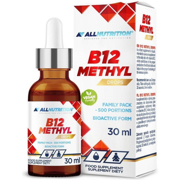 All Nutrition B12 Metil Gotas 30 ml