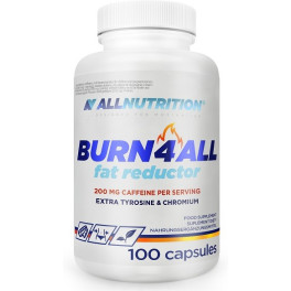 All Nutrition Burn4all 200 mg de cafeína 100 cápsulas