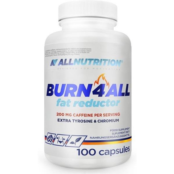 All Nutrition Burn4all 200 Mg Caféine 100 Caps