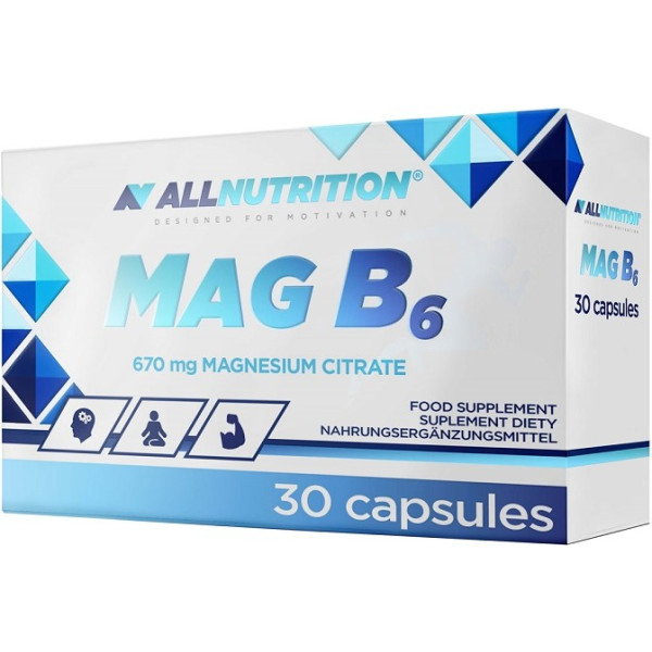 All Nutrition Mag B6 670 Mg 30 Caps