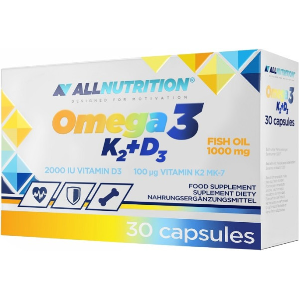 All Nutrition Omega 3 K2+d3 30 cápsulas