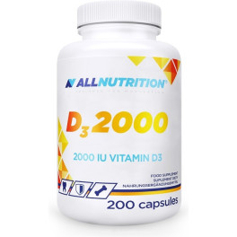 All Nutrition Vit D3 2000 Iu 200 cápsulas