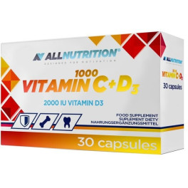 All Nutrition Vitamina C 1000 + D3 30 Caps