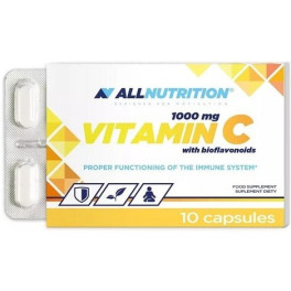 All Nutrition Vitamina C Com Bioflavonóides 1000 Mg 10 Cápsulas