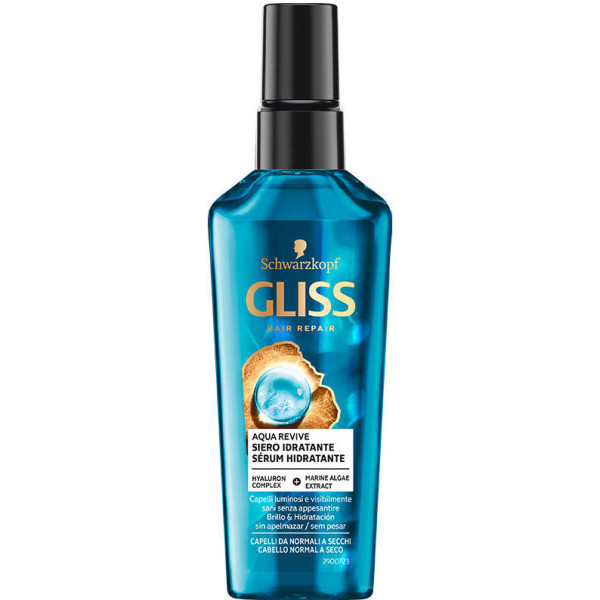 Schwarzkopf Gliss Aqua Revive Sérum Hidratante 75ml Unissex