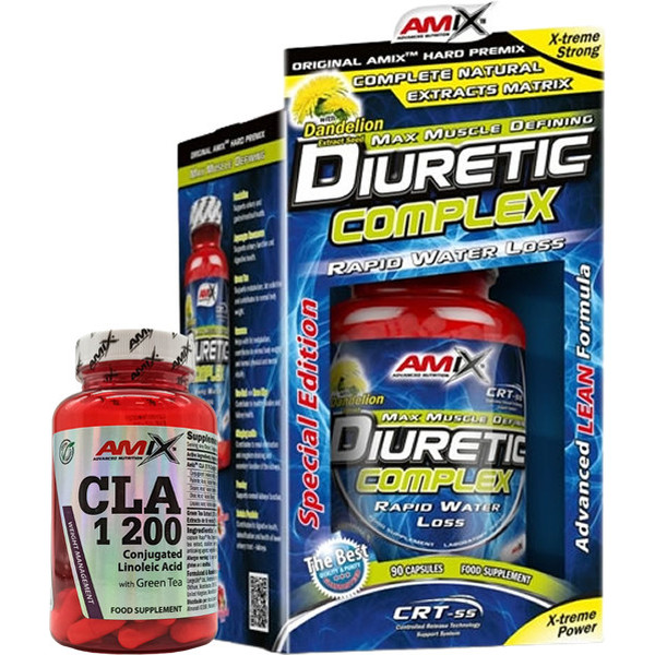 Amix Diuretic Complex 90 Capsule - Previene la ritenzione idrica - Estratti vegetali e vitamine