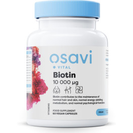 Biotina Osavi 10 Mg Força Extra 60 Vcaps