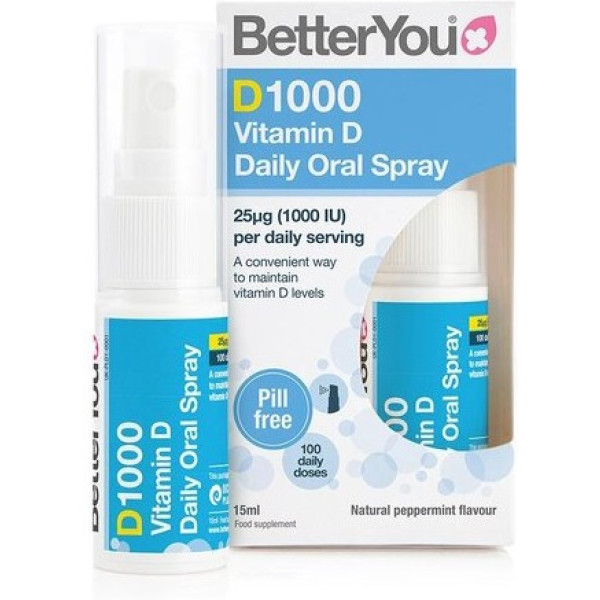Better You D1000 Dagelijkse Vitamine D Orale Spray 15 Ml