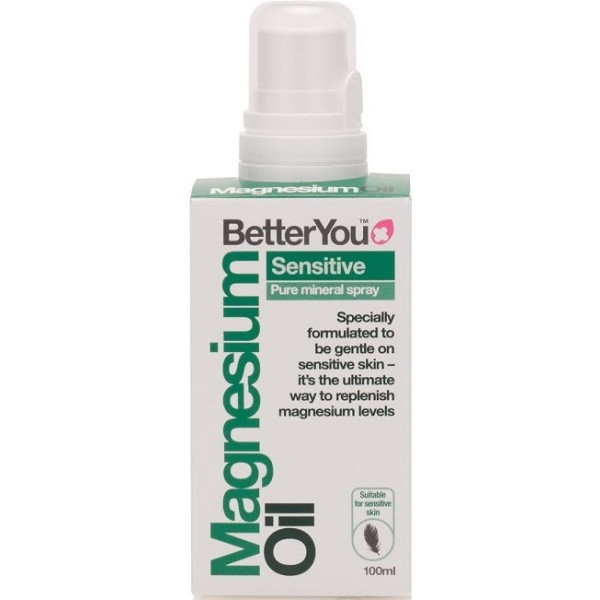 Better You Magnesium Olie Gevoelige Spray 100 Ml