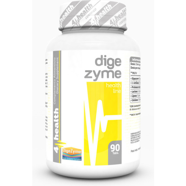 4-pro Nutrition Digezyme 90 Tabs Enzymes Digestives