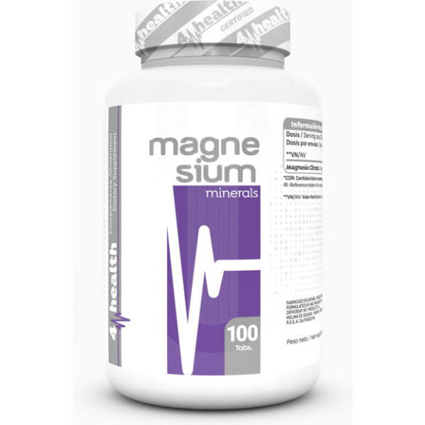 4-pro Nutrition Citrato di magnesio 200 mg - 100 compresse.