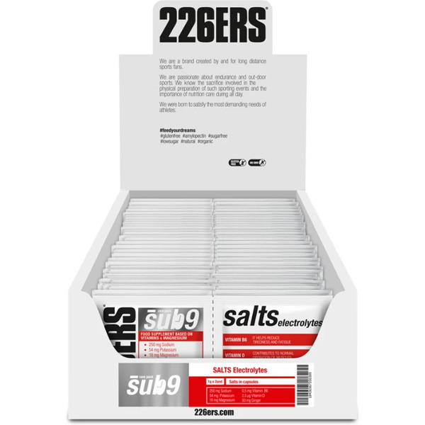 226ERS Sub9 Salts electrolytes 40 duplo packs x 2 caps