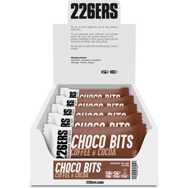 226ERS Endurance Fuel Bar Choco Bits 24 Riegel x 60 gr