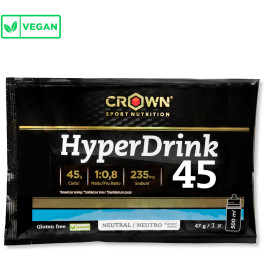Crown Sport Nutrition Hyperdrink 45 1 Sobre X 47 Gr / Alta En Hidratos De Carbono Y Extra De Sodio