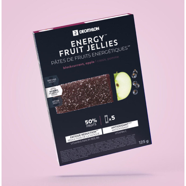 Decathlon Pasta de frutas energética 5X25 gr