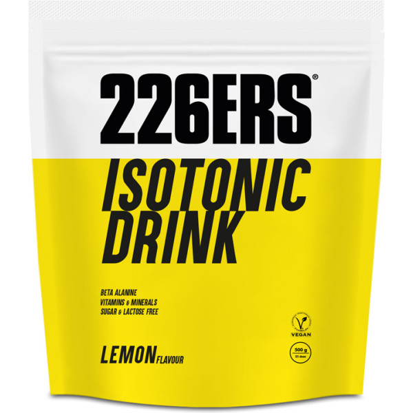 226ERS ISOTONIC DRINK 500 GR - Bevanda Isotonica Senza Glutine - Vegana - Senza Zuccheri / A Basso Contenuto Di Zuccheri - Con Amilopectina, Sali Minerali e Vitamine
