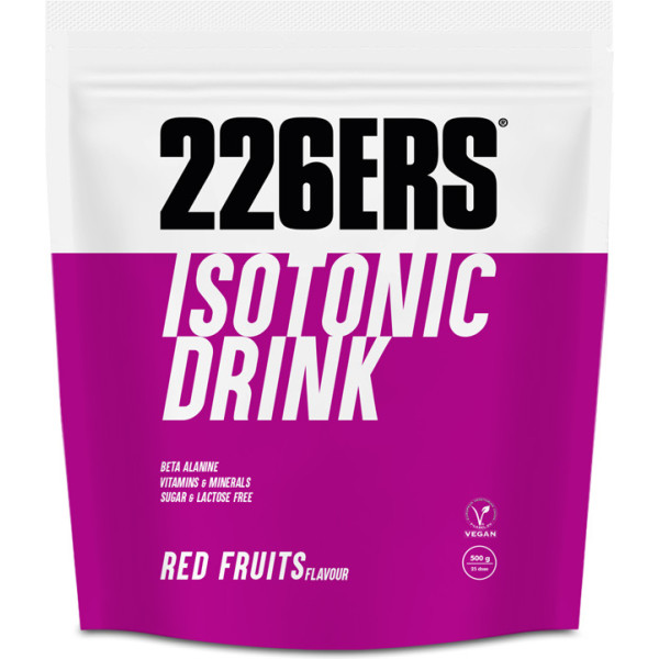 226ERS ISOTONIC DRINK 500 GR - Bebida Isotónica Sin Gluten - Vegana - Sin Azúcar / Low Sugar - Con Amilopectina, Sales Minerales y Vitaminas