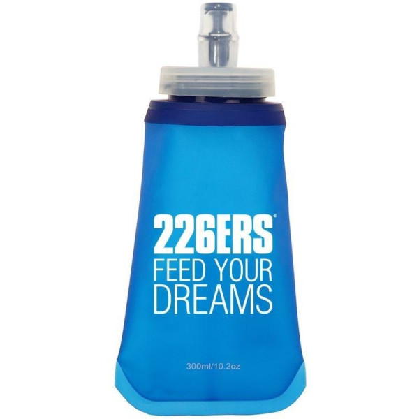 Garrafa 226ers Soft Flask larga azul flexível 300 ml