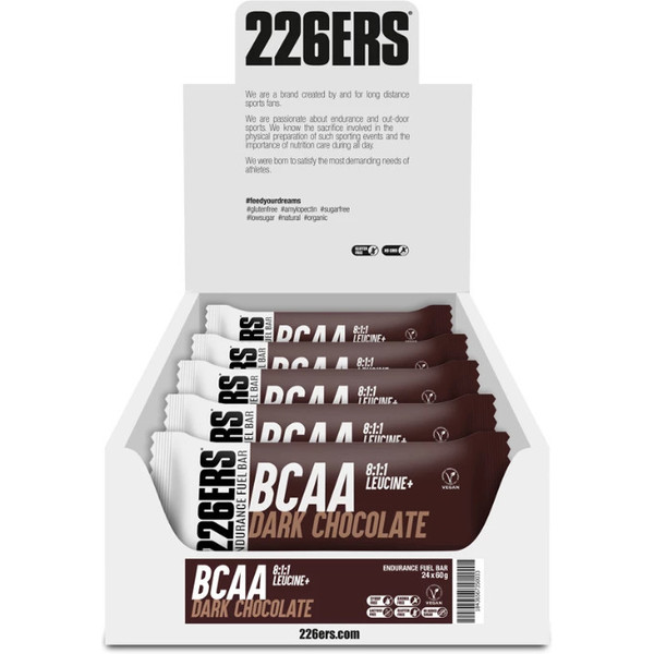 226ERS Endurance Fuel Bar BCAA's Energy Bar 24 repen x 60 gr