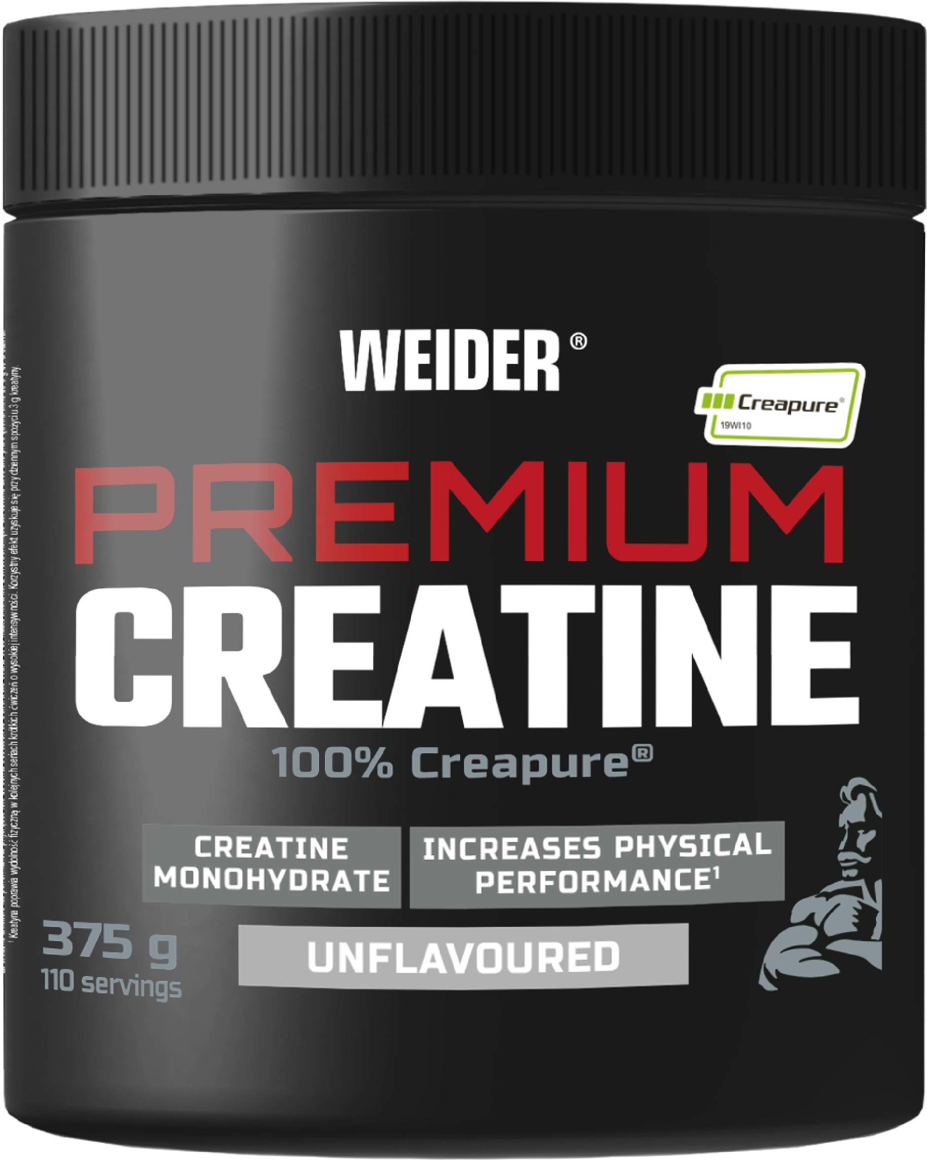 Weider Premium Pure Creatine - Monohidrato de Creatina Creapure 375 Gr