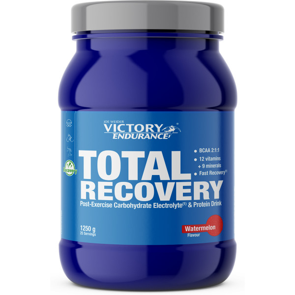 Victory Endurance Total Recovery 1250g. Maximize a recuperação após o treino. Enriquecido com eletrólitos e vitaminas.