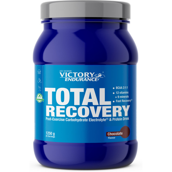 Victory Endurance Total Recovery 1250g. Maximize a recuperação após o treino. Enriquecido com eletrólitos e vitaminas.