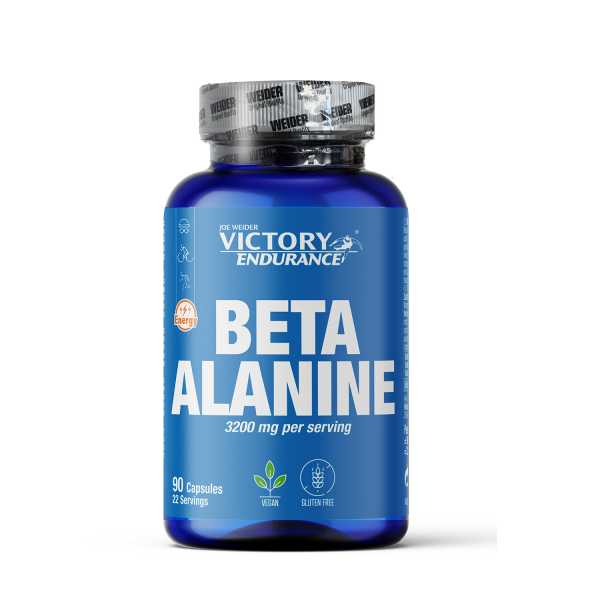 Victory Beta Alanine - 90 Caps Verhoogt het uithoudingsvermogen, verbetert de spiercontractie en vertraagt vermoeidheid.