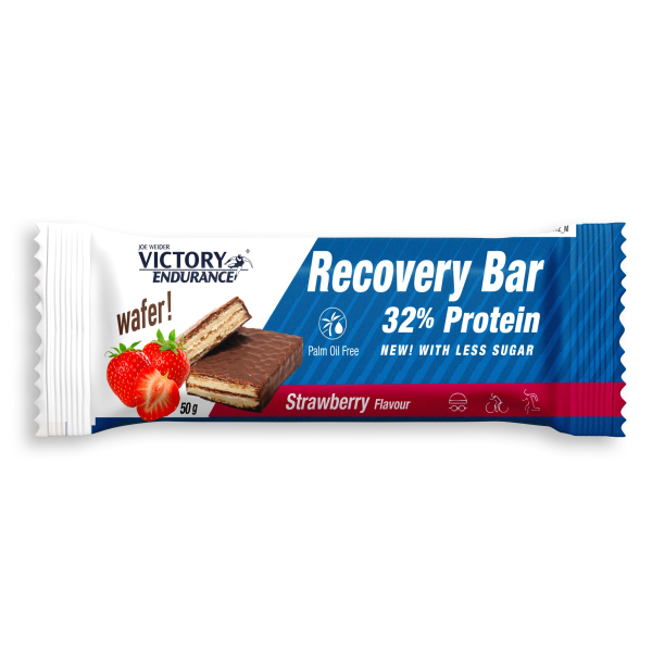 Victory Endurance Recovery Bar 1 bar x 50 gr - With 32% Protein per Bar - Ideal to Take After Intense Efforts