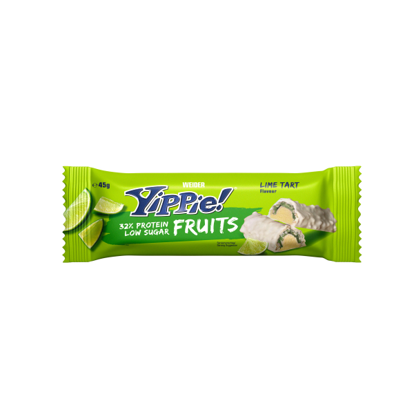 Weider Yippie Fruits Bar 1 Barrita X 45 Gr