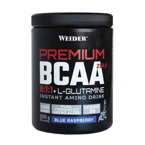 Weider Premium BCAA Zero 8:1:1 + L-Glutamina 500 gr