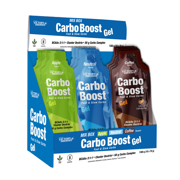 Victory Endurance Mix Box Carbo Boost 18 Gele X 76 Gr