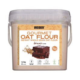 Weider Hafermehl Gourmet 1,9 Kg - Hafervollkornmehl / Proteinquelle mit geringem Zuckergehalt